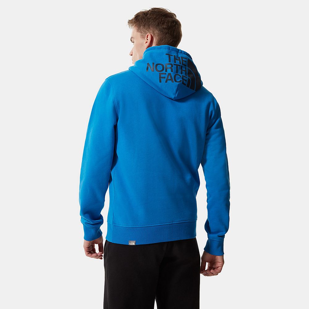 The North Face Hoodie Mens Australia - The North Face Seasonal Drew Peak Blue (AFX-510496)